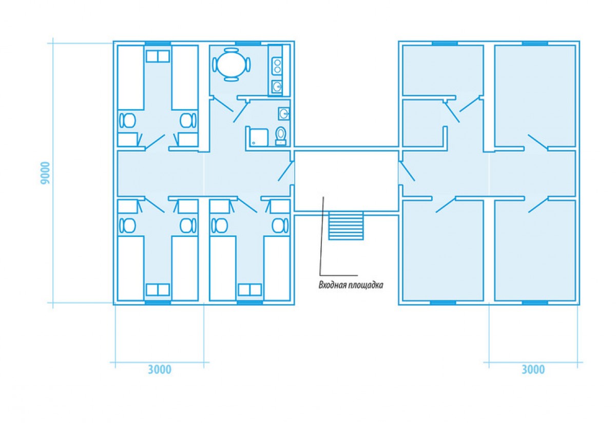 Общежитие схема. Планировка модульного общежития. Планировка общежитие модульное здание. Блочное общежитие планировка. План общежития блочного типа.